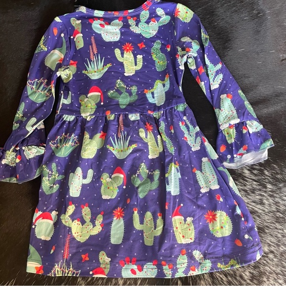 Toddler Girl’s Cactus CHRISTMAS Dress! NEW Western multiple‎ sizes available! - Picture 3 of 4